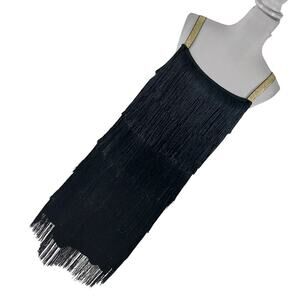 NWOT! L'VOW WOMEN! TOTALLY FRINGED FLAPPER STYLE SHIMMERY, FLUID DRESS! SZ 1X